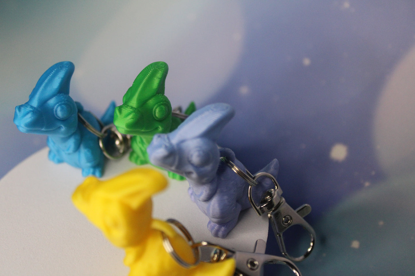 Zipper Pull Parasaurolophus
