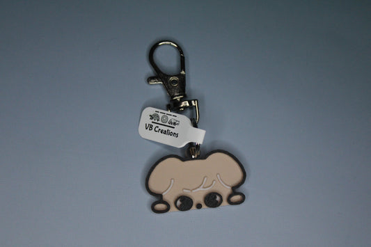 PuppyM Peek-a-boo Keychain