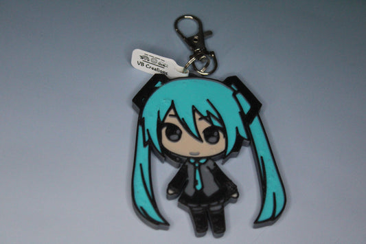 Large Hatsune Miku Keychain
