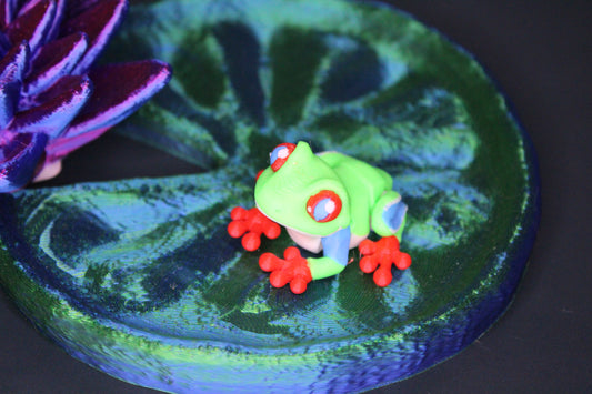 Mini Red-Eyed Tree Frog