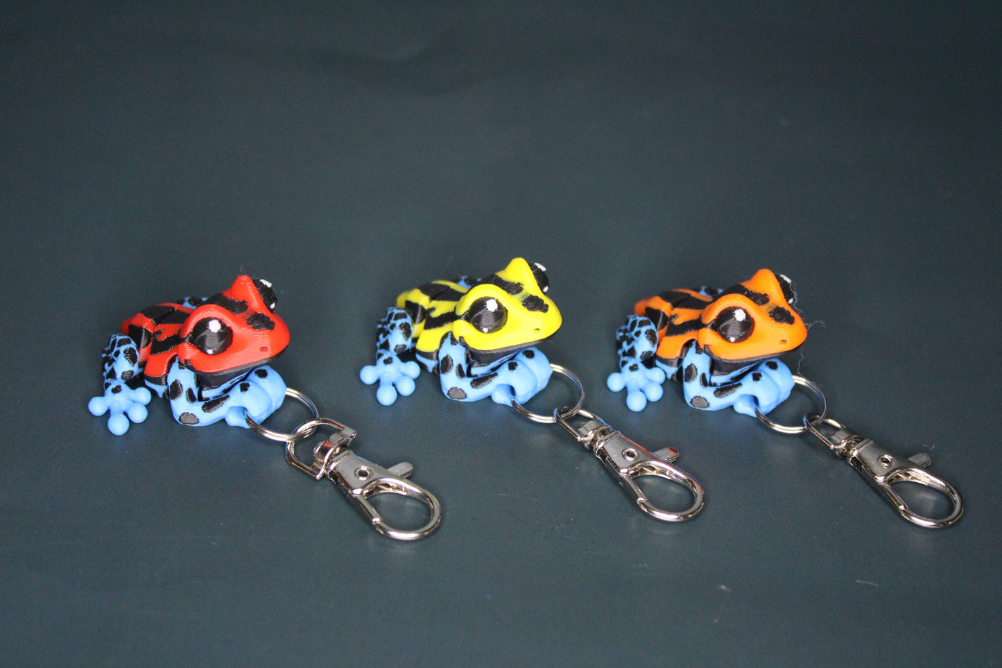 Mini Dart Frogs Keychains