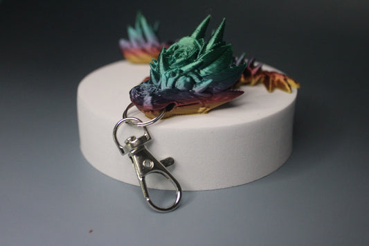 Keychain Rose Dragon Tadling