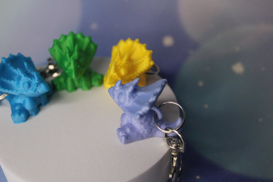 Zipper Pull Triceratops