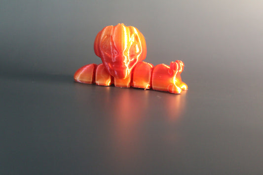 Mini Pumpkin Snail Fidget