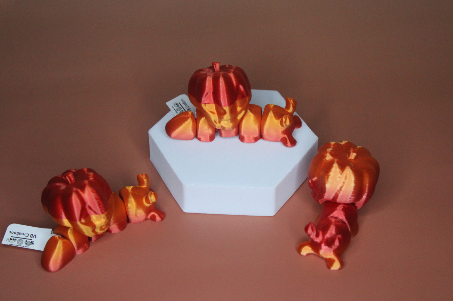 Mini Pumpkin Snail Fidget
