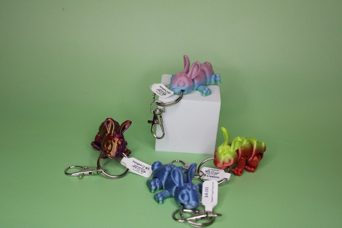 Keychain Rabbit Fidget