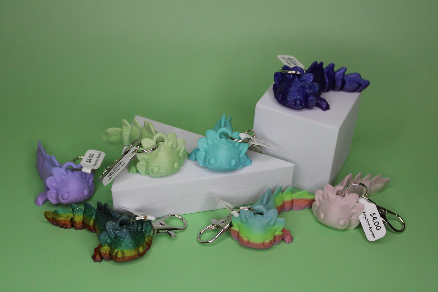Keychain Axolotl Tadling Fidget