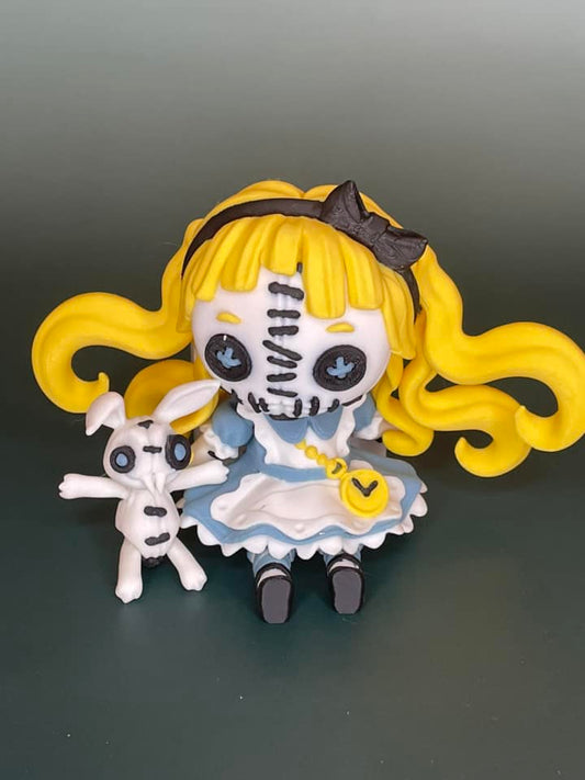 Alice in Wonderland with White Rabbit